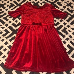 Red Christmas dress